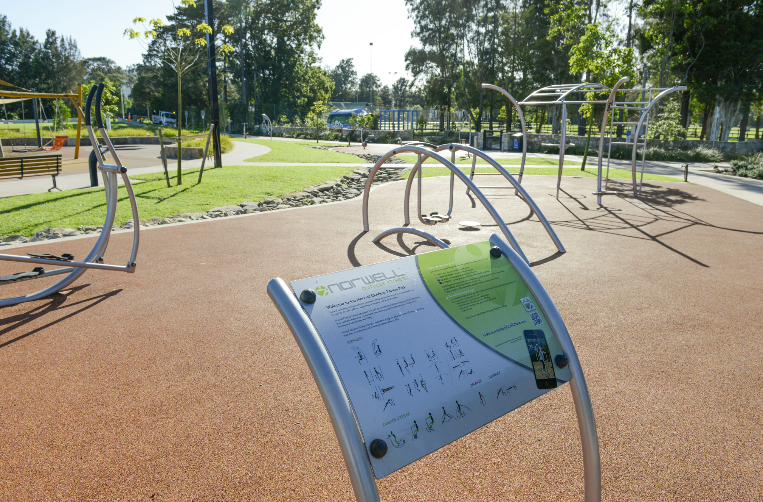 outdoor fitness park equipment